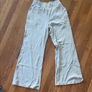 Zara Women's Light Gray Wide Leg Pants